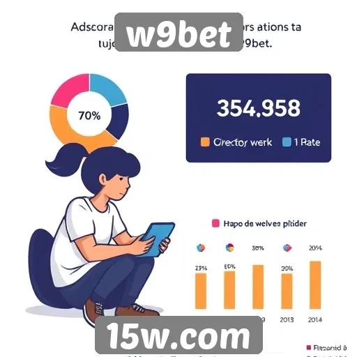 Estatísticas de usuários ativos no w9bet